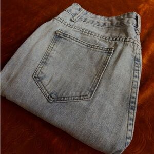 SHEIN Light Blue Boyfriend Jeans